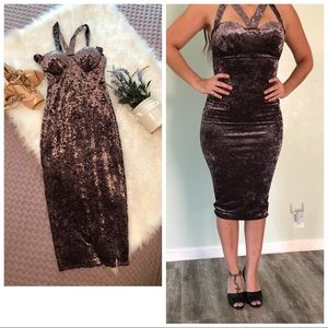 ‼️NEW‼️ Lilac suede long dress